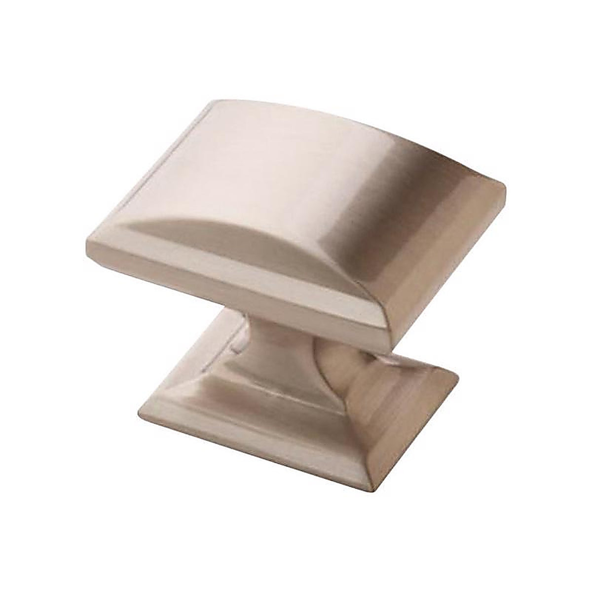 Amerock - BP29340G10 - Candler Square Cabinet Knob 1-1/8 In. Satin Nickel 1 Pack