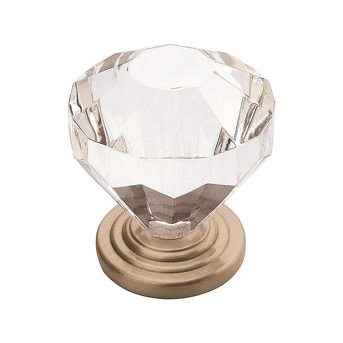 Amerock - 14303G10 - Traditional Classics Round Cabinet Knob 1-1/4 In. D 1-3/8 In. Satin Nickel 1 Pack
