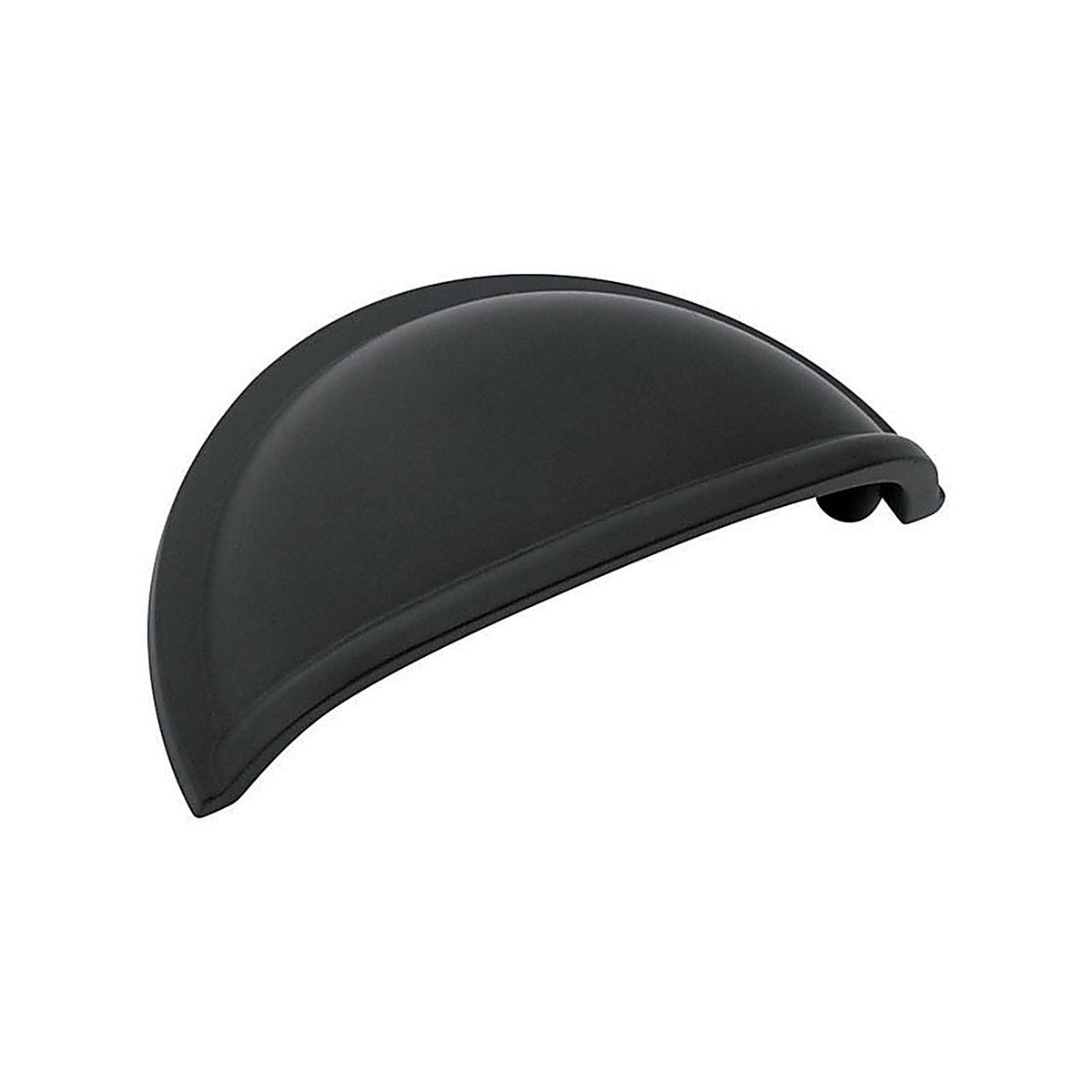 Amerock - BP53010FB - Cup Pull Collection Traditional Cup Cabinet Cup Pull 3 In. Matte Black Black 1 Pack