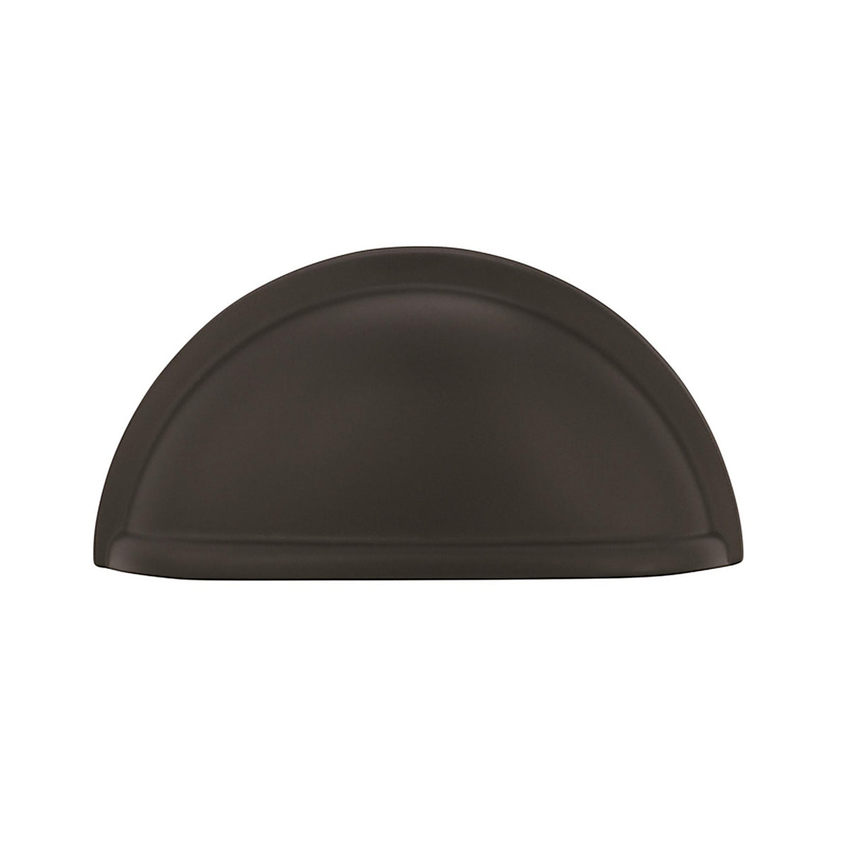 Amerock - BP53010FB - Cup Pull Collection Traditional Cup Cabinet Cup Pull 3 In. Matte Black Black 1 Pack