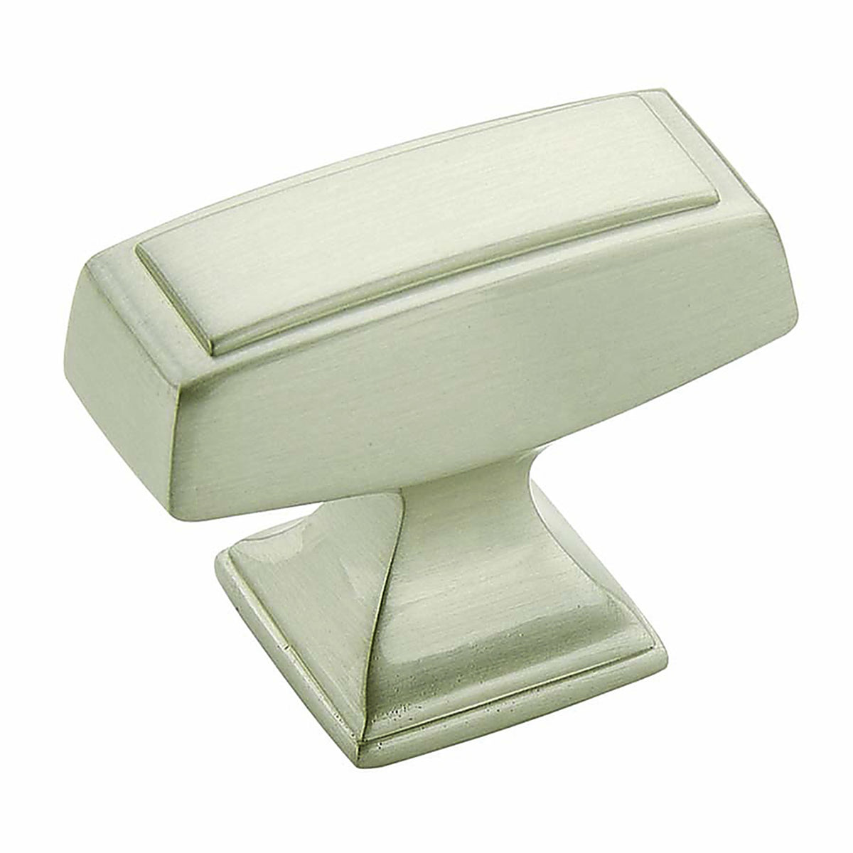 Amerock - BP535342G10 - Mulholland Rectangle Cabinet Knob 1-3/16 In. Satin Nickel 1 Pack