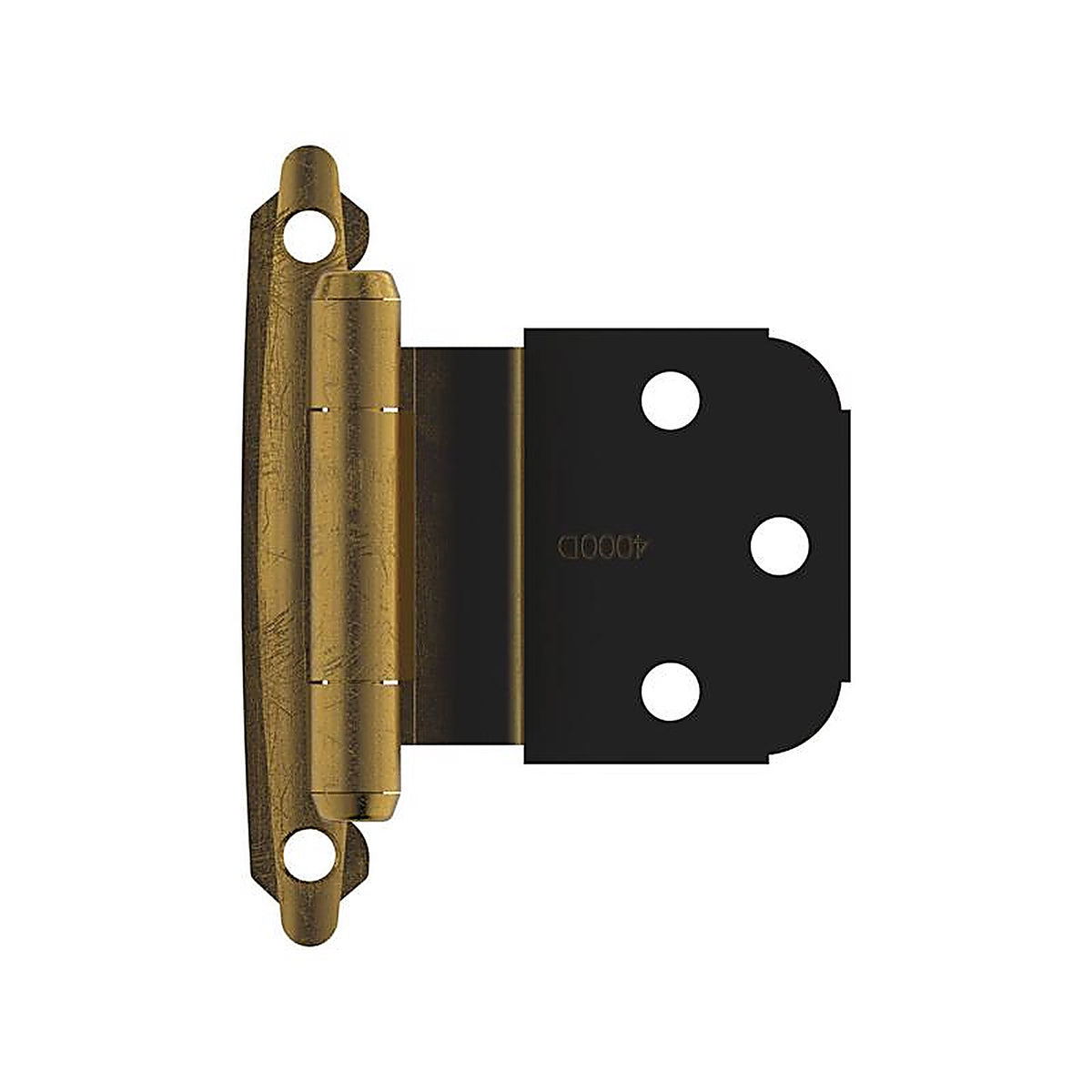 Amerock - BPR7628AE - 2-3/4 In. L Antique Brass Cabinet Hinge 2 Pack