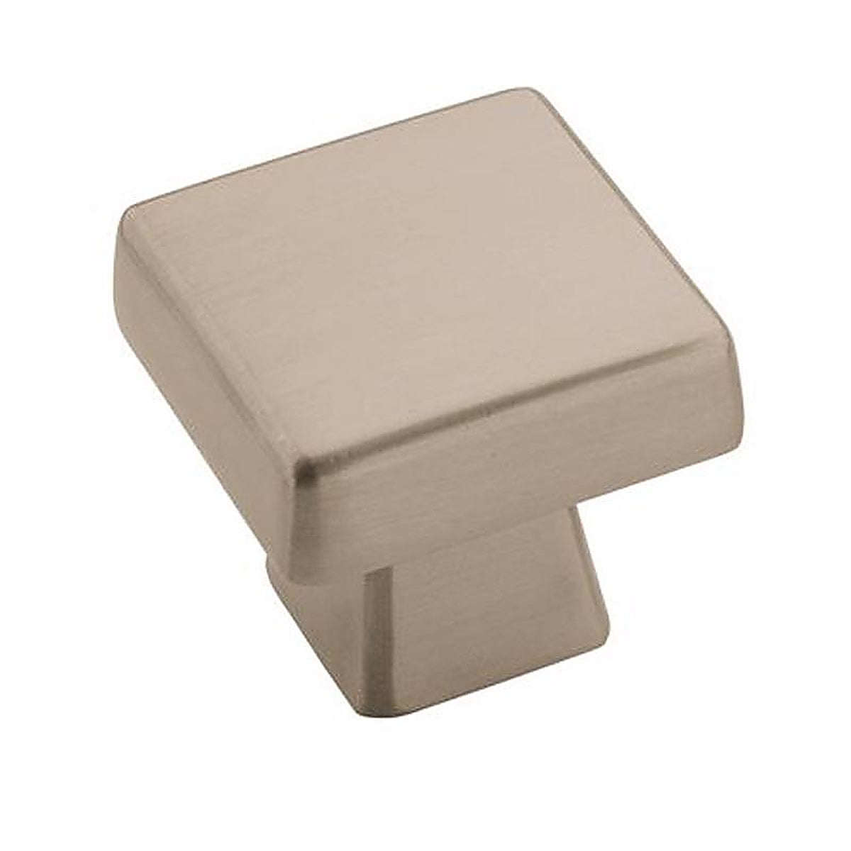 Amerock - BP55271G10 - Blackrock Collection Square Cabinet Knob 1 In. Satin Nickel 1 Pack