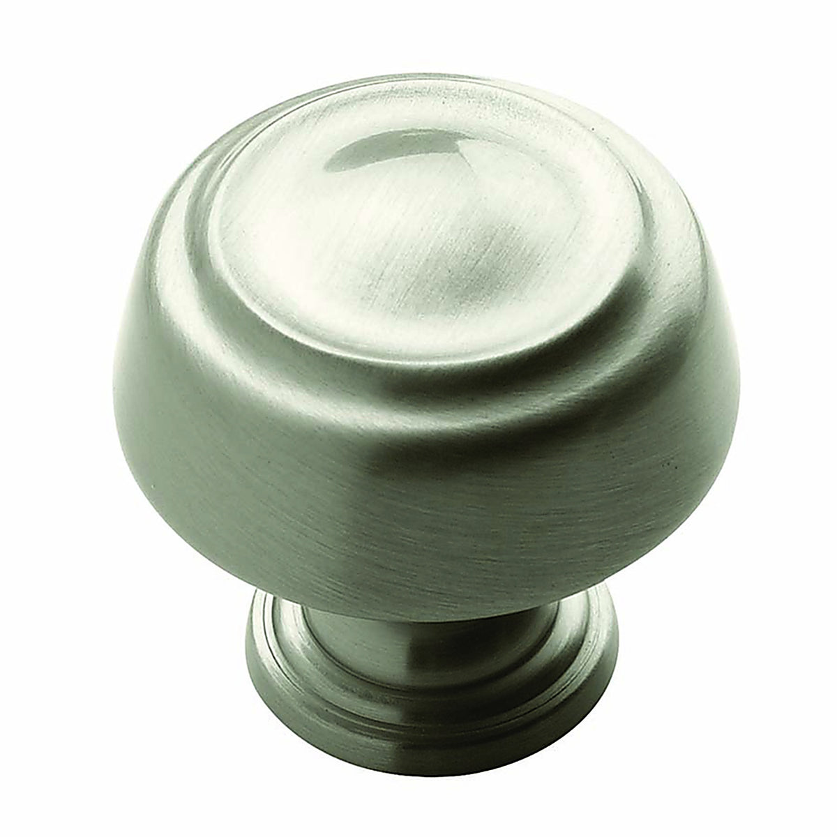 Amerock - BP53700G10 - Kane & Crosley Collection Cabinet Knob 1-1/4 In. D 1-1/4 In. Satin Nickel 1 Pack