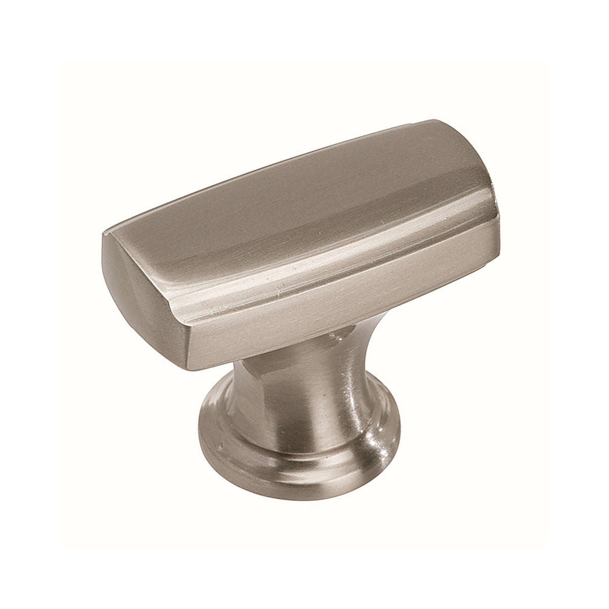 Amerock - BP55311G10 - Highland Ridge Collection Round Cabinet Knob 1-1/8 In. D 1-1/8 In. Satin Nickel 1 Pack