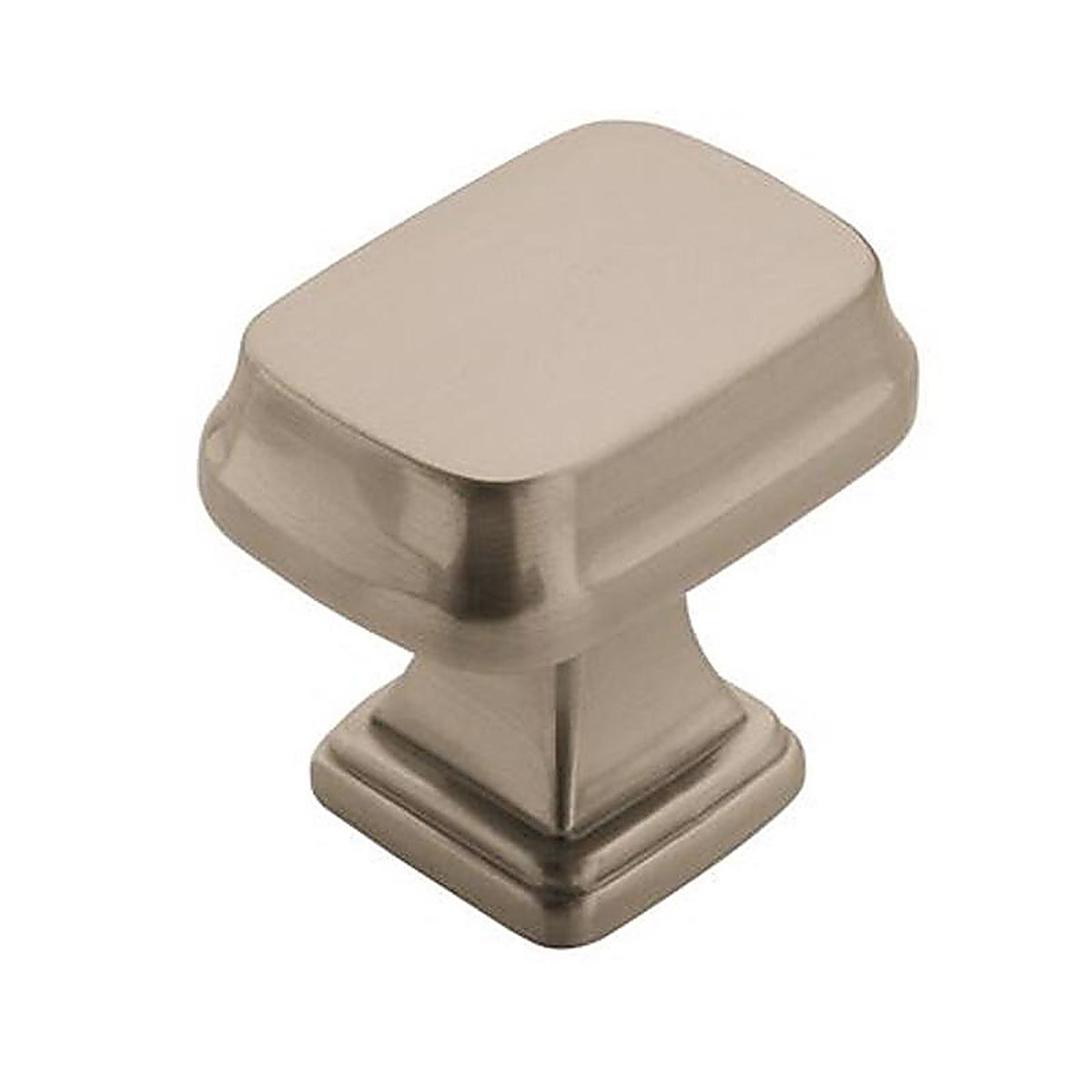 Amerock - BP55340G10 - Grace Revitalize Collection Round Cabinet Knob 1-1/8 In. D 1-1/8 In. Satin Nickel 1 Pack