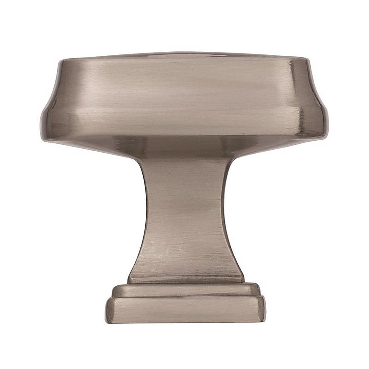 Amerock - BP55340G10 - Grace Revitalize Collection Round Cabinet Knob 1-1/8 In. D 1-1/8 In. Satin Nickel 1 Pack