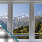 Saint-Gobain - FCS10396-M - Adfors Clear Advantage 36 In. W X 84 In. L Charcoal Fiberglass Insect Screen Cloth