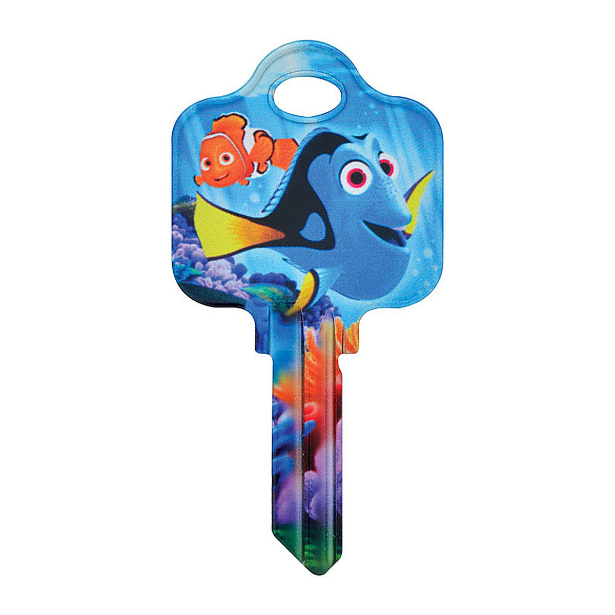 Hillman 94464 Disney Dory House/Padlock Universal Key Blank Double sided