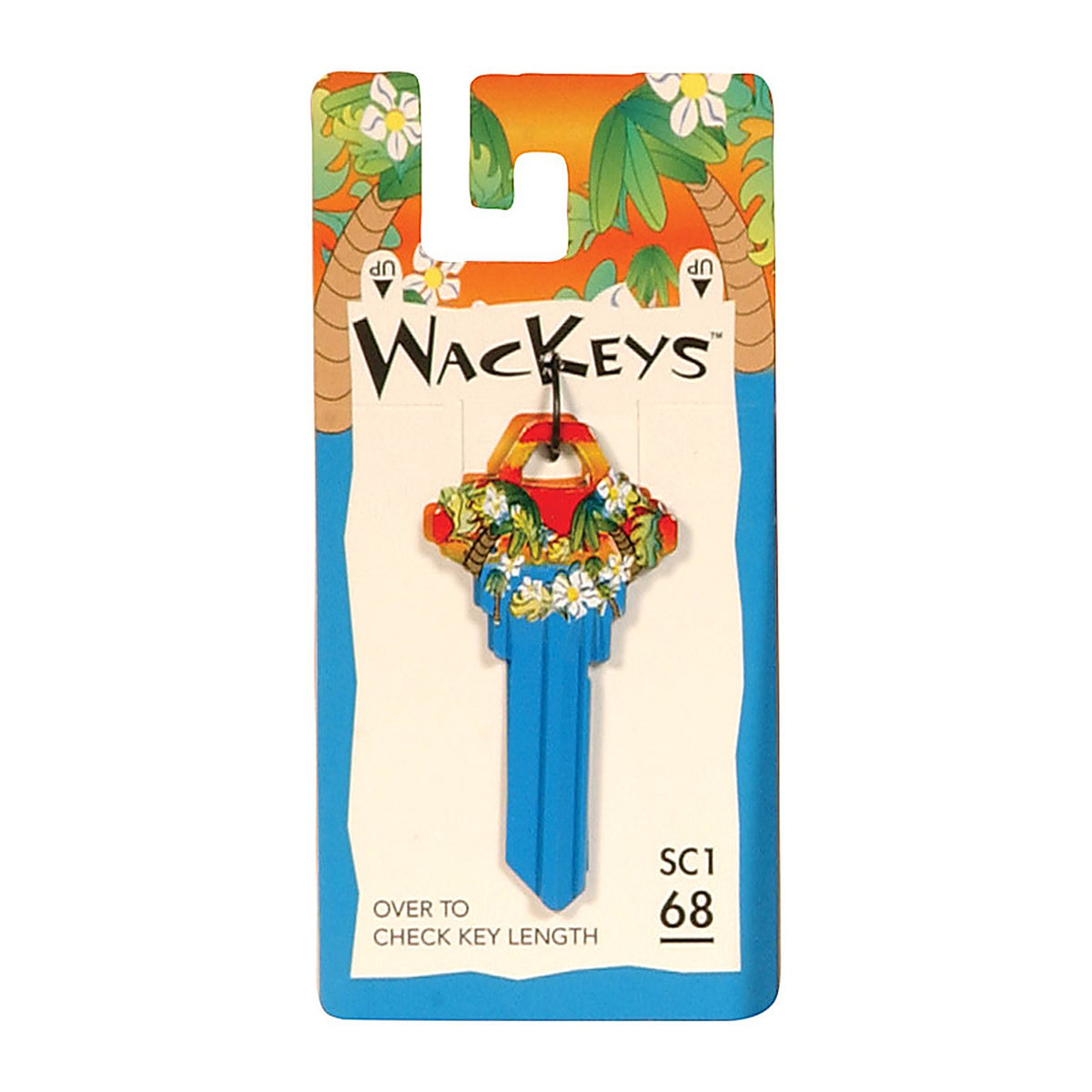 Hillman 89906 Wackey Hawaii House/Office Universal Key Blank Single sided