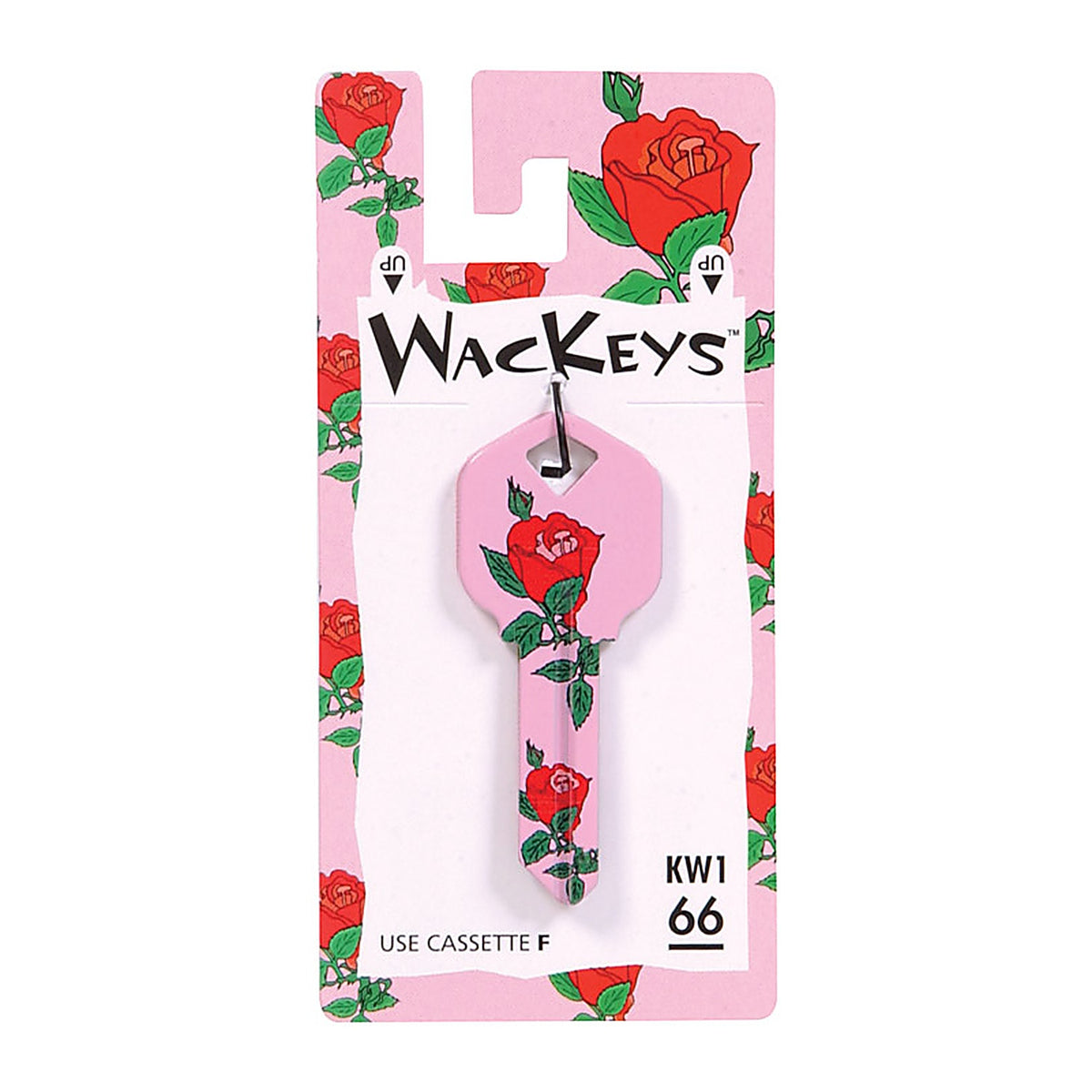 Hillman 89058 Wackey Roses House/Office Universal Key Blank Single sided