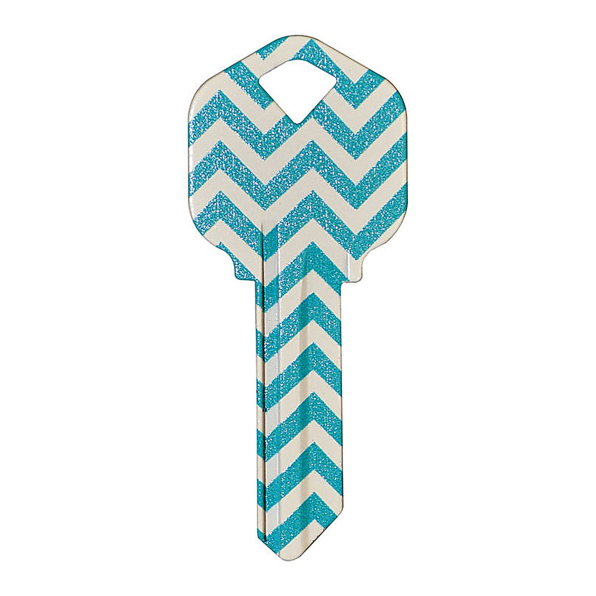 Hillman 89041 Wackey Teal House/Office Universal Key Blank Single sided