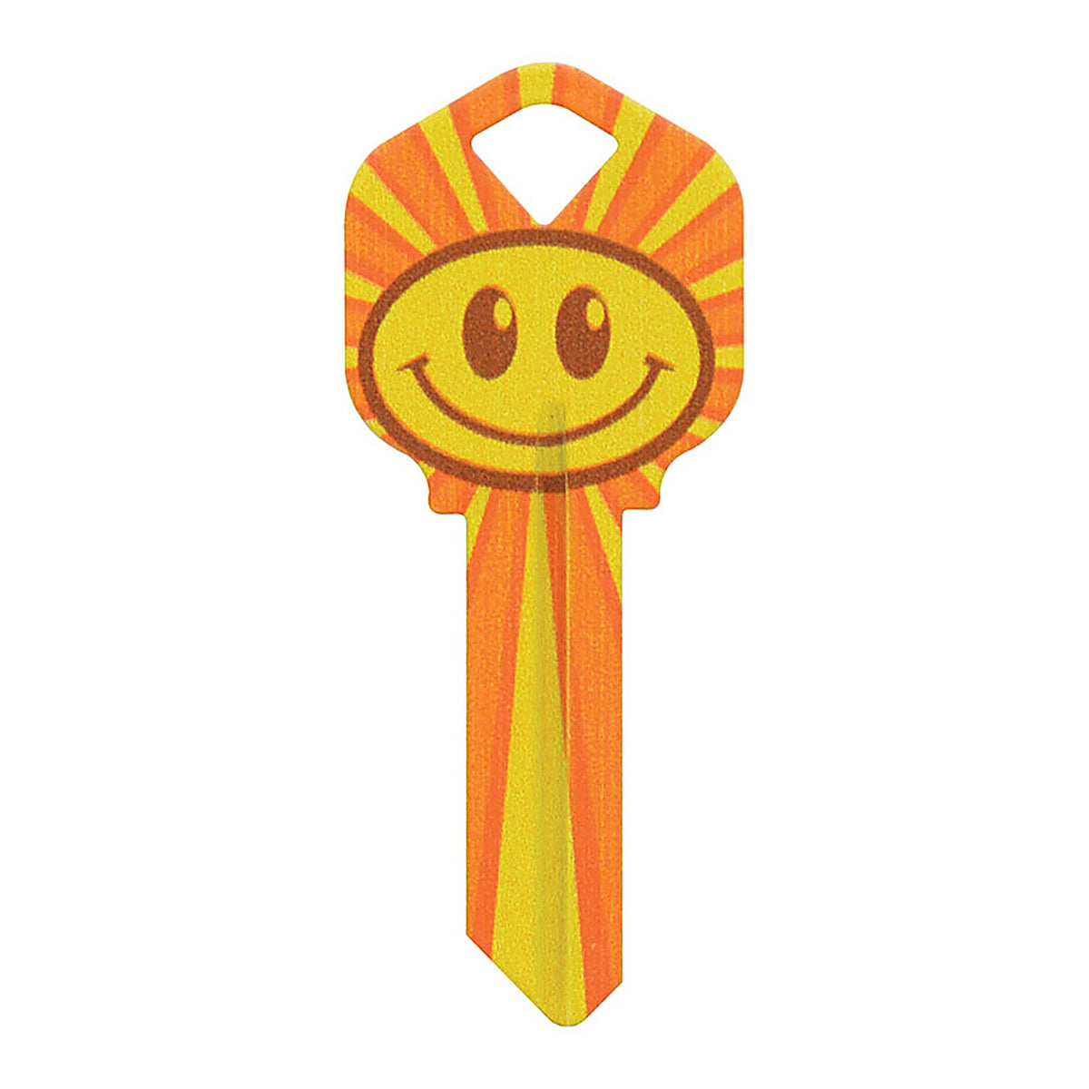 Hillman 89040 Wackey Smiley Face House/Office Universal Key Blank Single sided