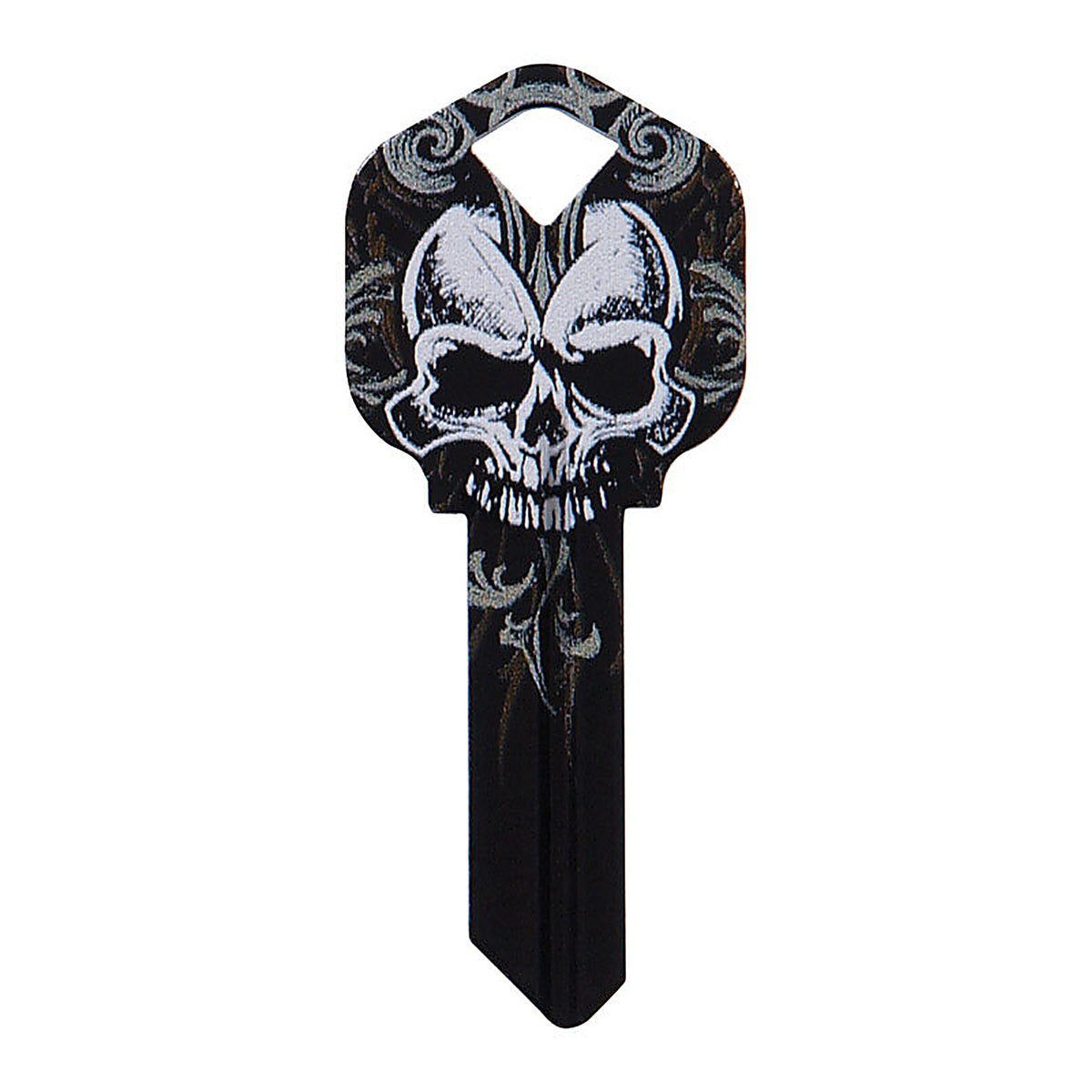 Hillman 89036 Wackey Skull House/Office Universal Key Blank Single sided