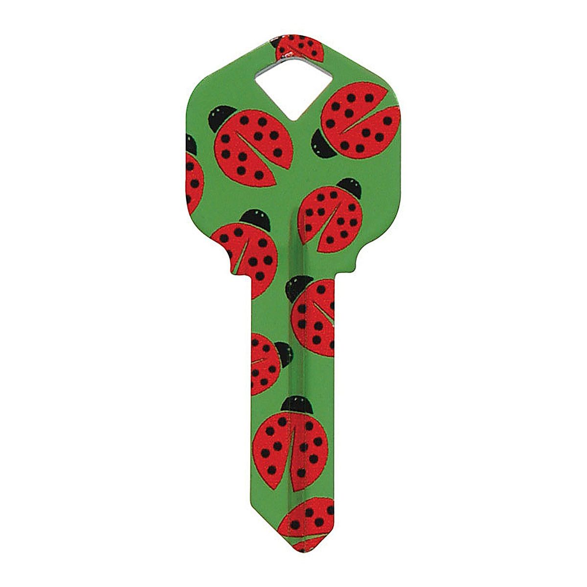 Hillman 89035 Wackey Lady Bugs House/Office Universal Key Blank Single sided