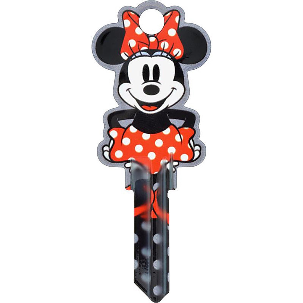 Hillman 88796 Disney Minnie Mouse House/Padlock Universal Key Blank Double sided
