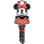 Hillman 88796 Disney Minnie Mouse House/Padlock Universal Key Blank Double sided
