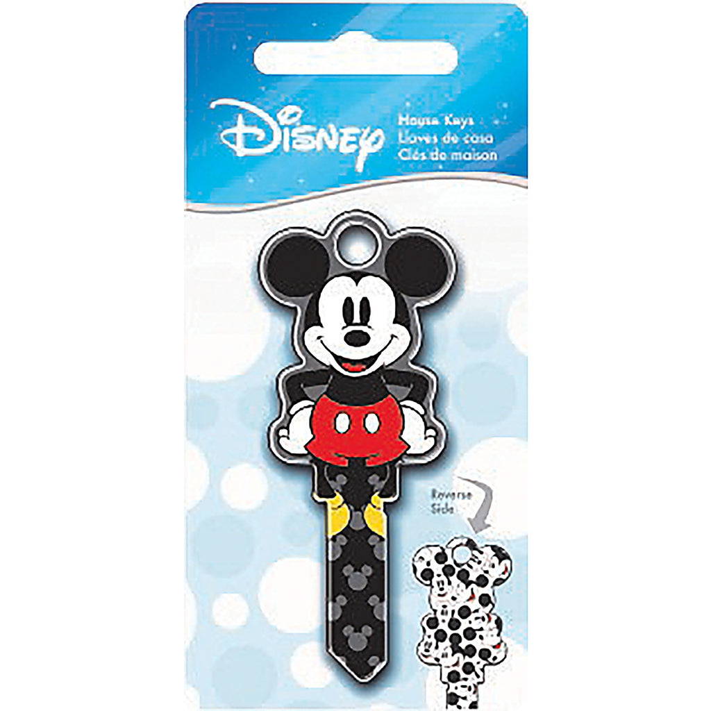 Hillman 88794 Disney Mickey Mouse House/Padlock Universal Key Blank Double sided