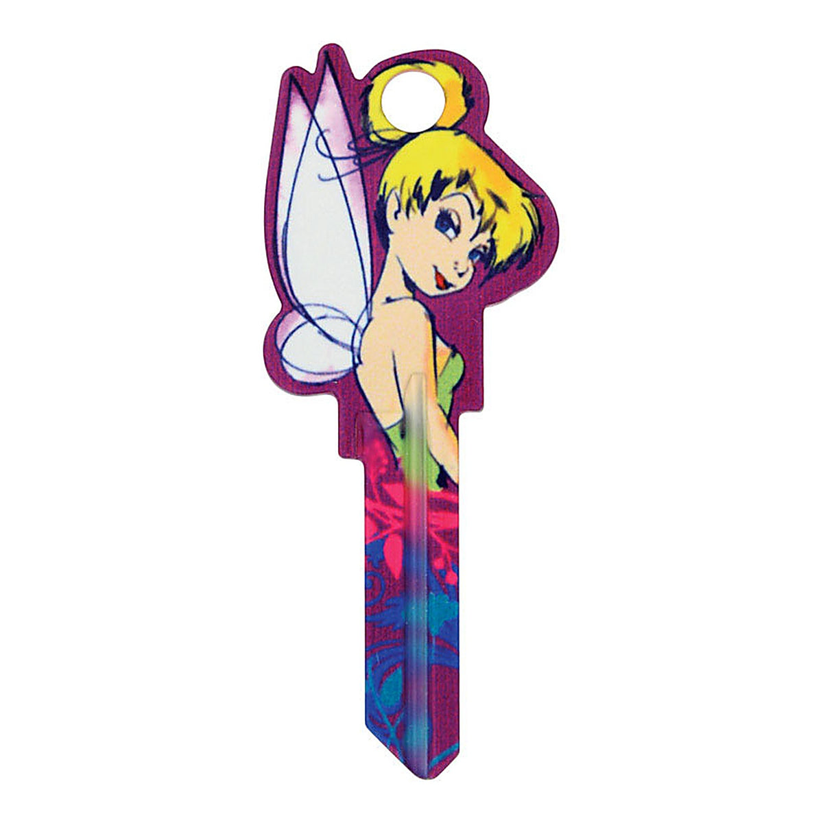 Hillman 88792 Disney Tinker Bell House/Padlock Universal Key Blank Double sided