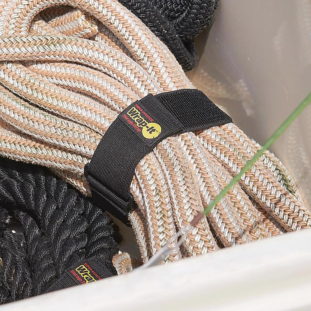 Wrap-It 703-18B Super-Stretch 2 in. W x 18 in. L Black Stretch Storage Straps 10 lb. 3/Pack