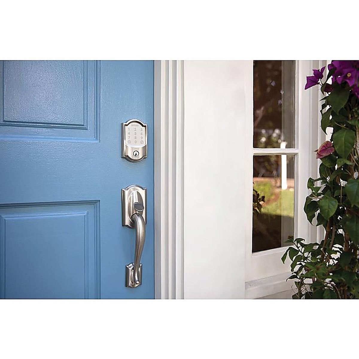 Schlage BE489WBVCAM619 Encode Satin Nickel Metal Wifi Deadbolt
