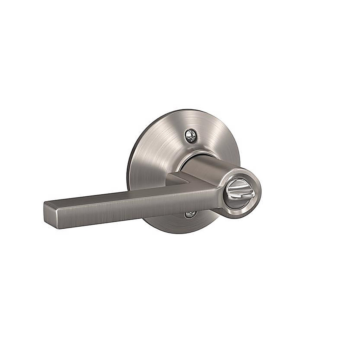 Schlage F51VLAT619 Latitude Satin Nickel Entry Lever ANSI Grade 2 1-3/4 in.