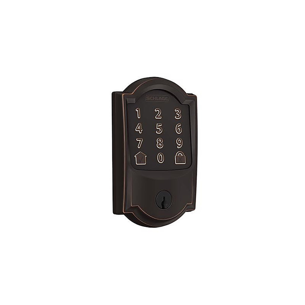 Schlage BE489WBVCAM716 Encode Aged Bronze Metal Wifi Deadbolt