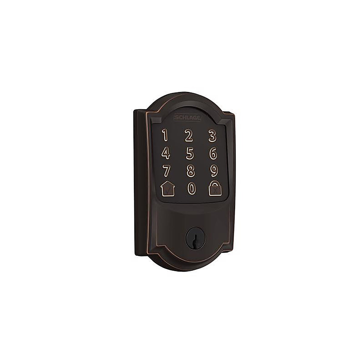 Schlage BE489WBVCAM716 Encode Aged Bronze Metal Wifi Deadbolt