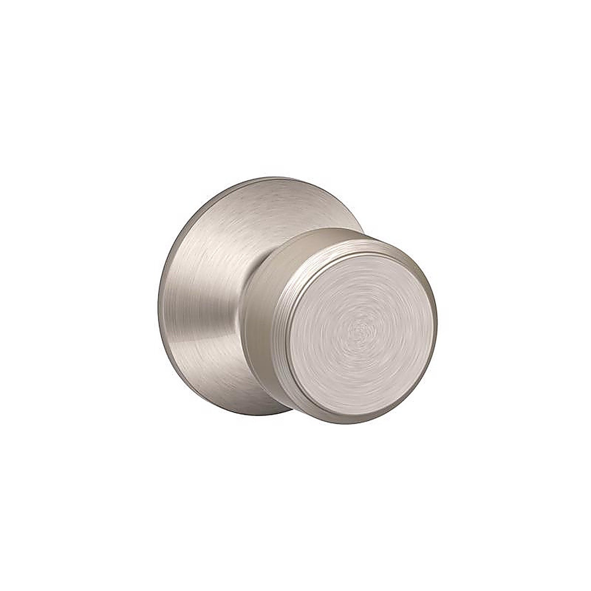 Schlage F10VBWE619 Bowery Satin Nickel Privacy Knob Right or Left Handed