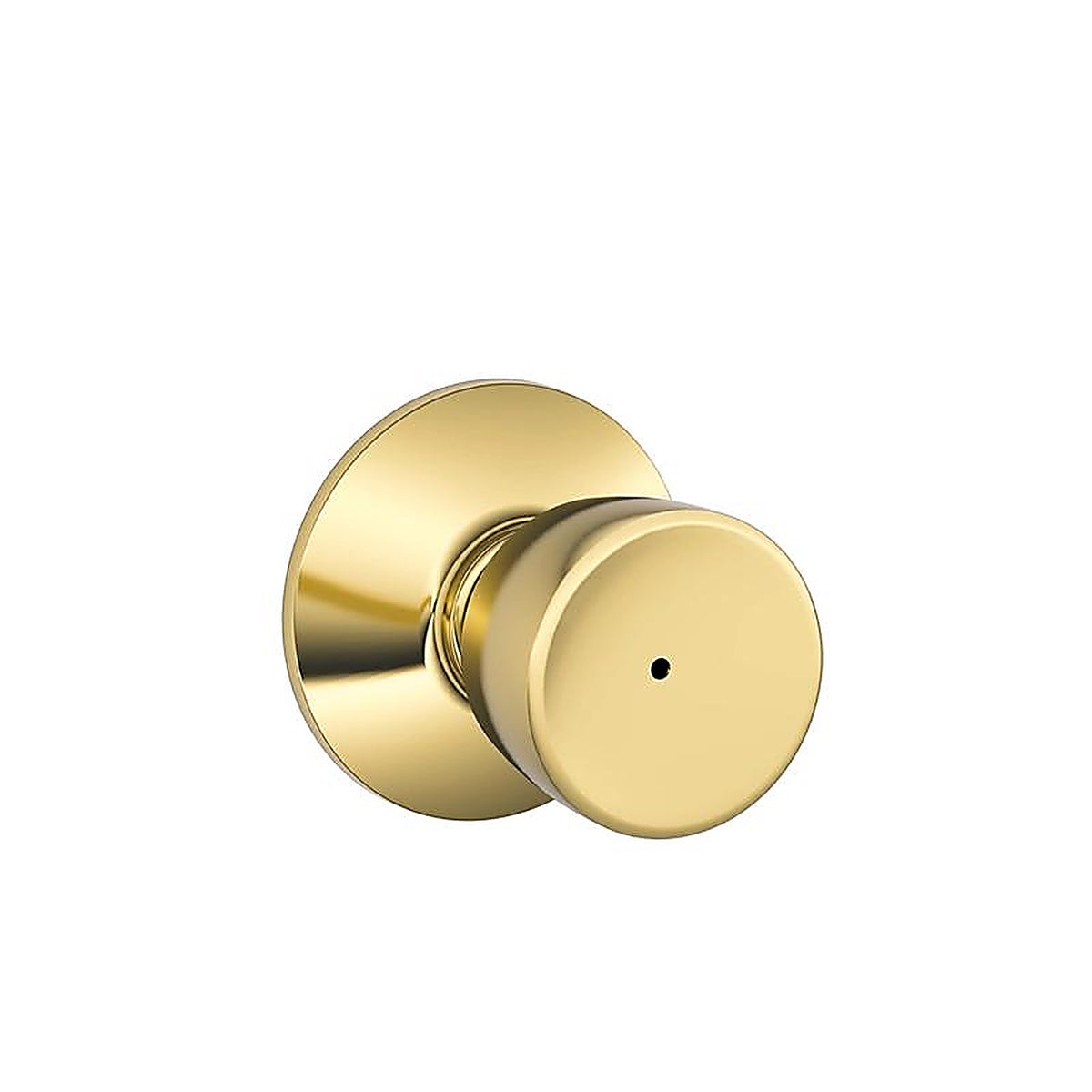 Schlage F40VBEL605 Bell Bright Brass Privacy Lockset ANSI Grade 2 1-3/4 in.