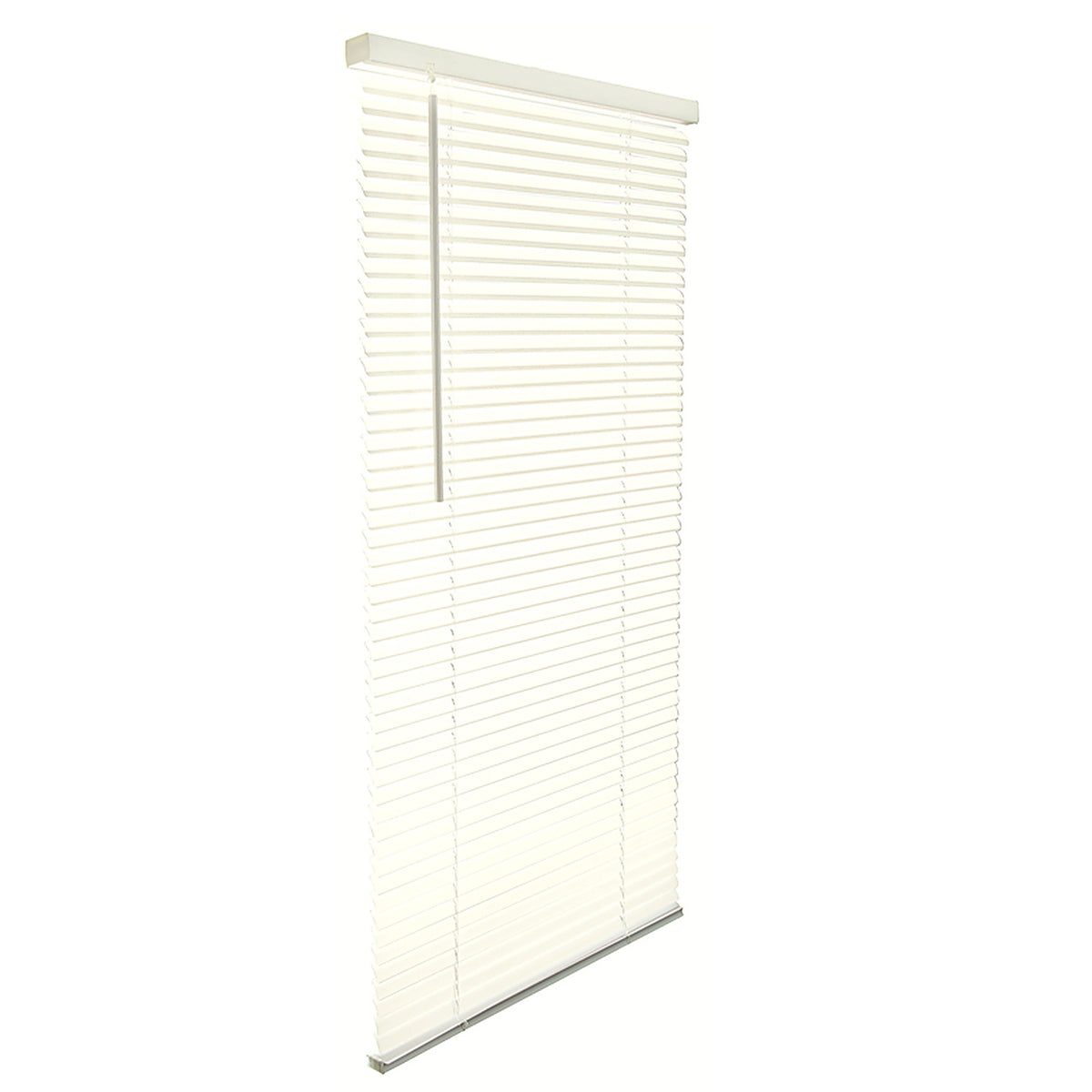Living Accents MAX3164AL Vinyl 1 in. Blinds 31 in. W x 64 in. H Alabaster Cordless
