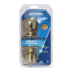 Schlage F40VBEL605 Bell Bright Brass Privacy Lockset ANSI Grade 2 1-3/4 in.
