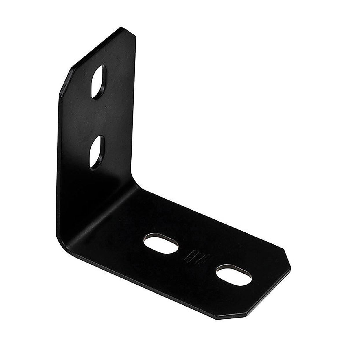 National Hardware N351-500 4.9 in. H x 3 in. W x 0.125 in. D Black Carbon Steel Inside/Outside Corner Brace