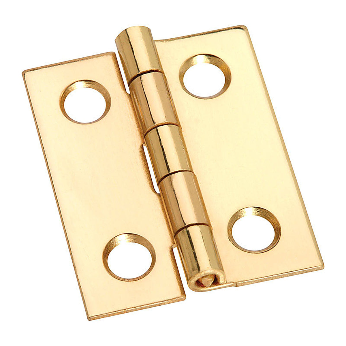 National Hardware - N211-284 - 13/16 In. W X 1 In. L Brass Cabinet Hinge 4 Pack