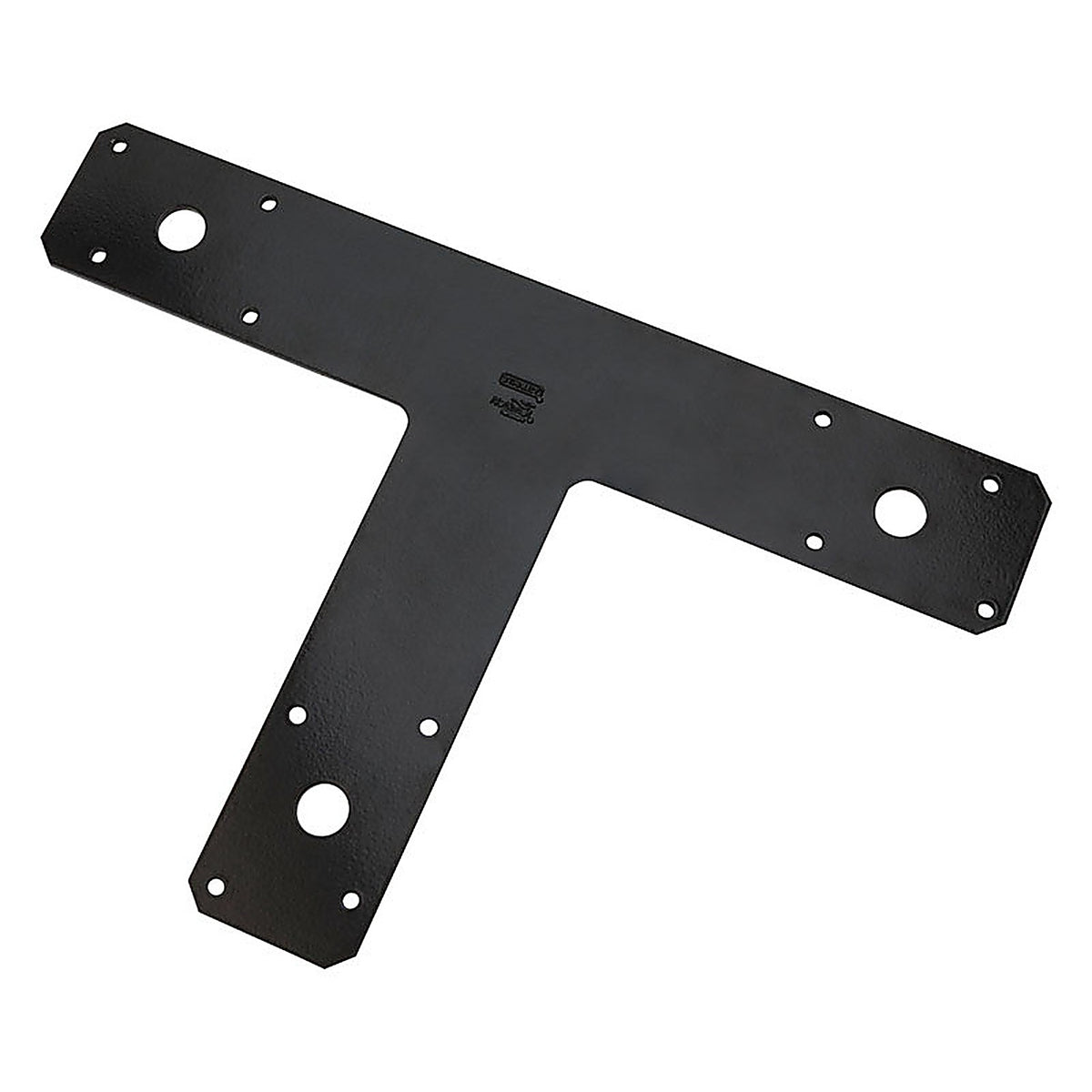 National Hardware N266-472 8 in. H X 1/8 in. W X 12 in. L Black Steel T-Plate