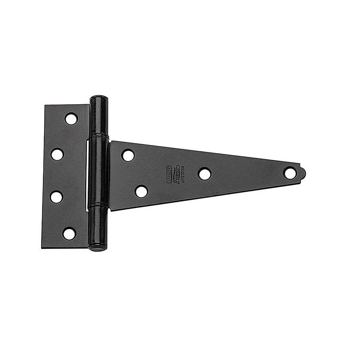 National Hardware N129-155 6 in. L Black Extra Heavy Duty T-Hinge 2/Pack