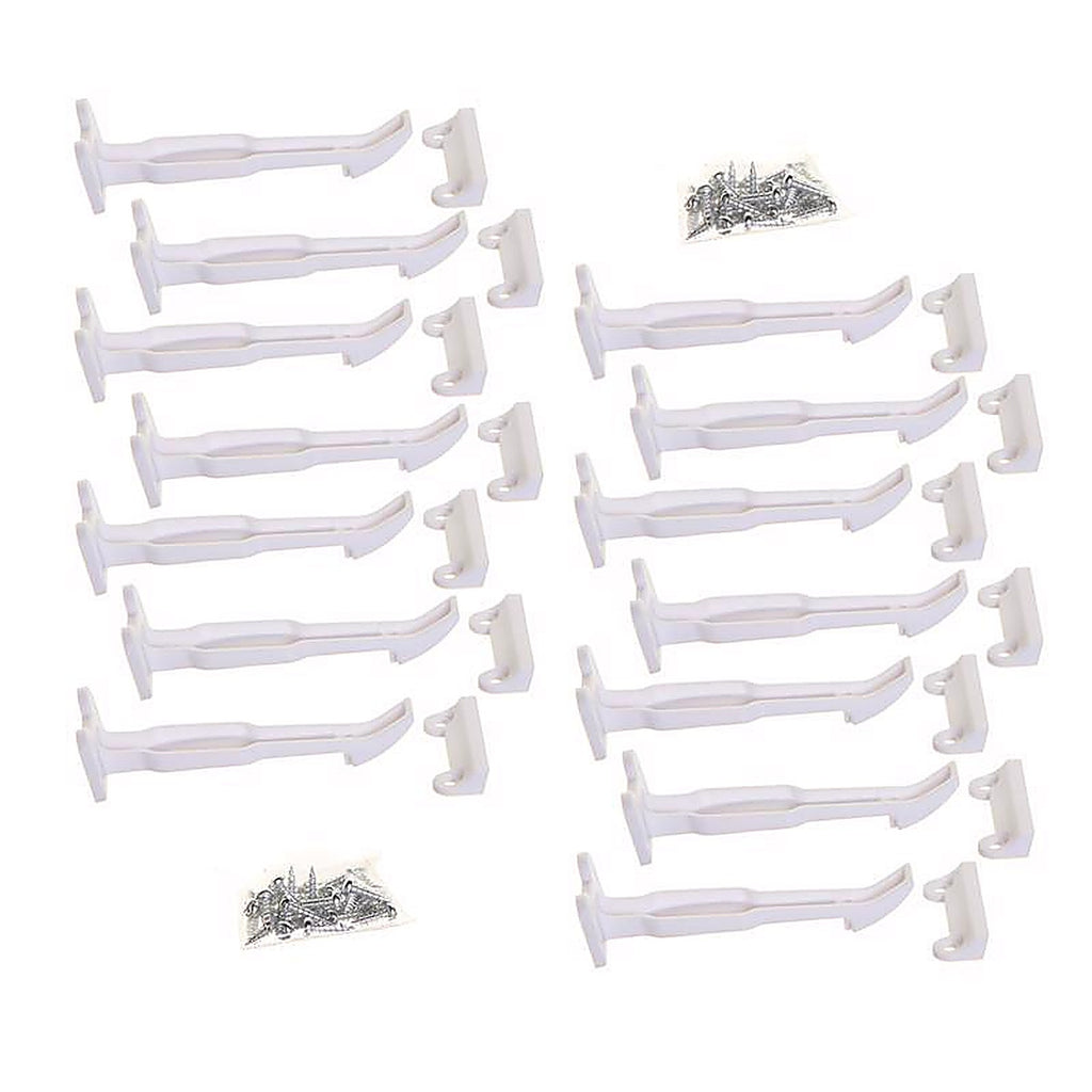Dreambaby L1412 White Plastic Safety Latch 14 pk