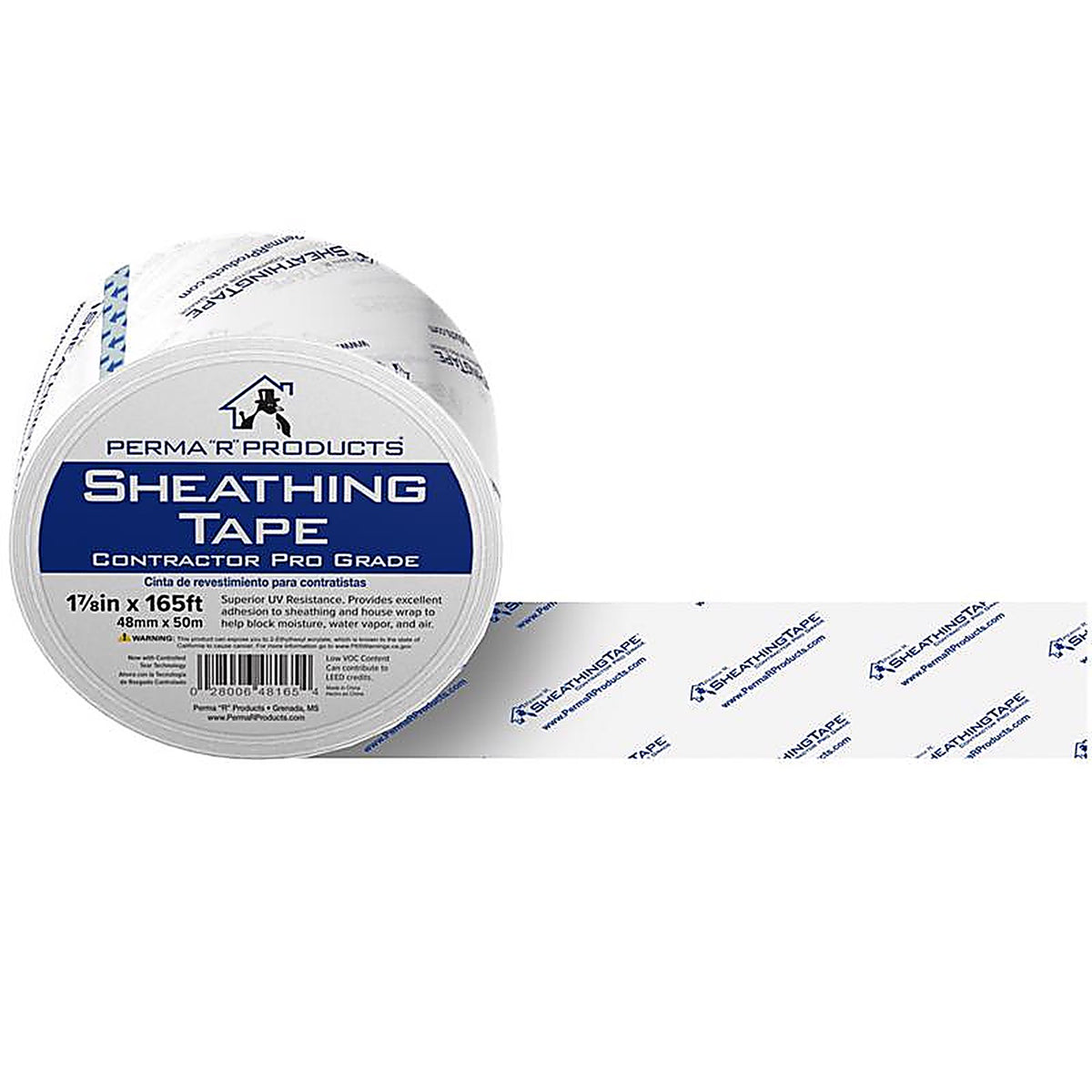 Perma R Products - 48165 - 1.87 In. W X 165 Ft. L High Performance Housewrap Seam Tape 3 MM