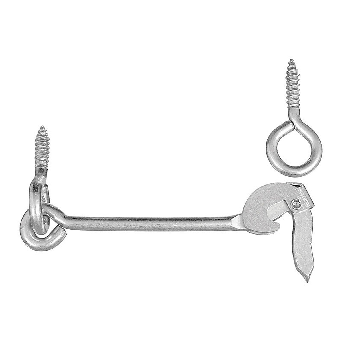 National Hardware N122-671 Zinc-Plated Silver Steel 6 in. L Safety Gate Hook 1/Pack