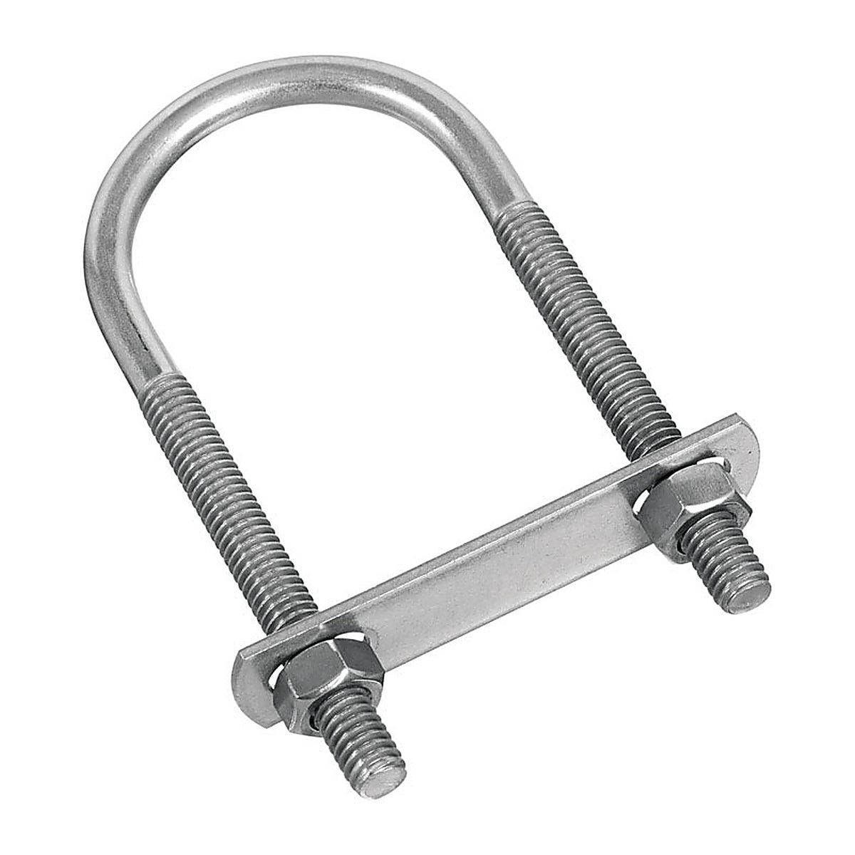 National Hardware N222-455 5/16 in. X 1-3/4 in. W X 4-1/4 in. L Coarse Zinc-Plated Stainless Steel U-Bolt