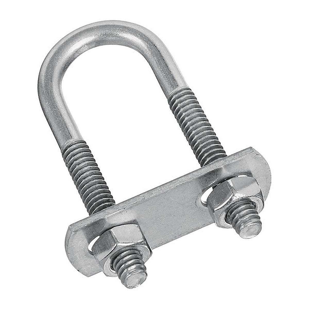 National Hardware N222-414 1/4 in. X 3/4 in. W X 2-1/2 in. L Coarse Zinc-Plated Stainless Steel U-Bolt