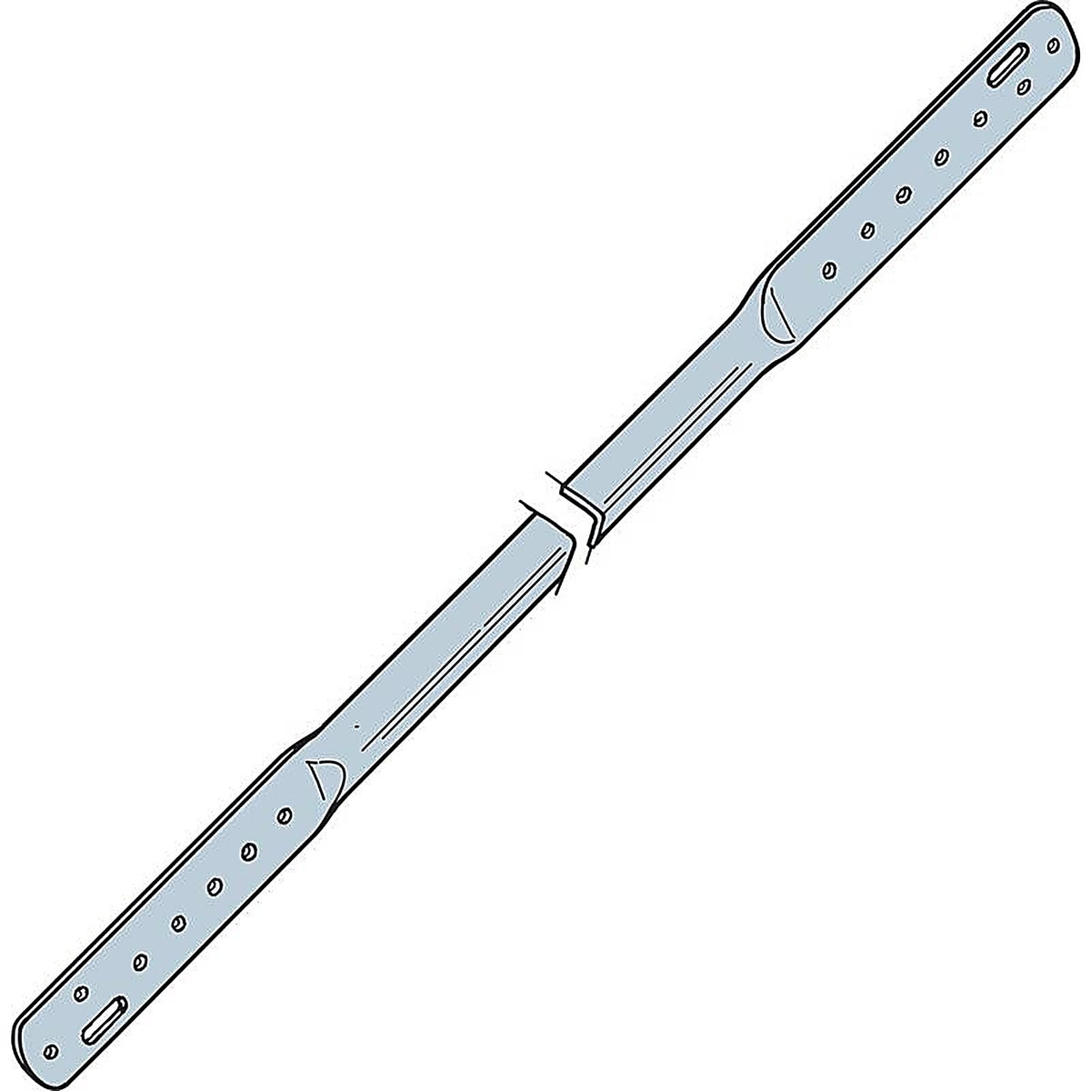 Simpson Strong-Tie - TB27 - 27 In. H X 1 In. W 20 Ga. Galvanized Steel Tension Bridging