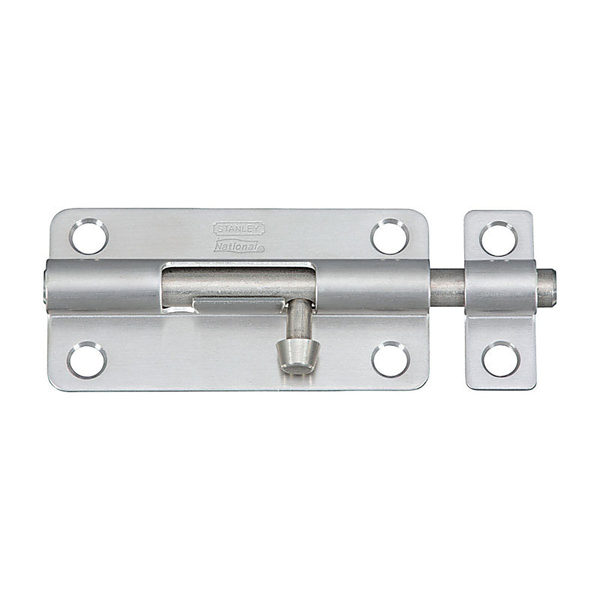 National Hardware - N348-284 - 4 In. L Polished Stainless Steel Barrel Bolt 1 Pack