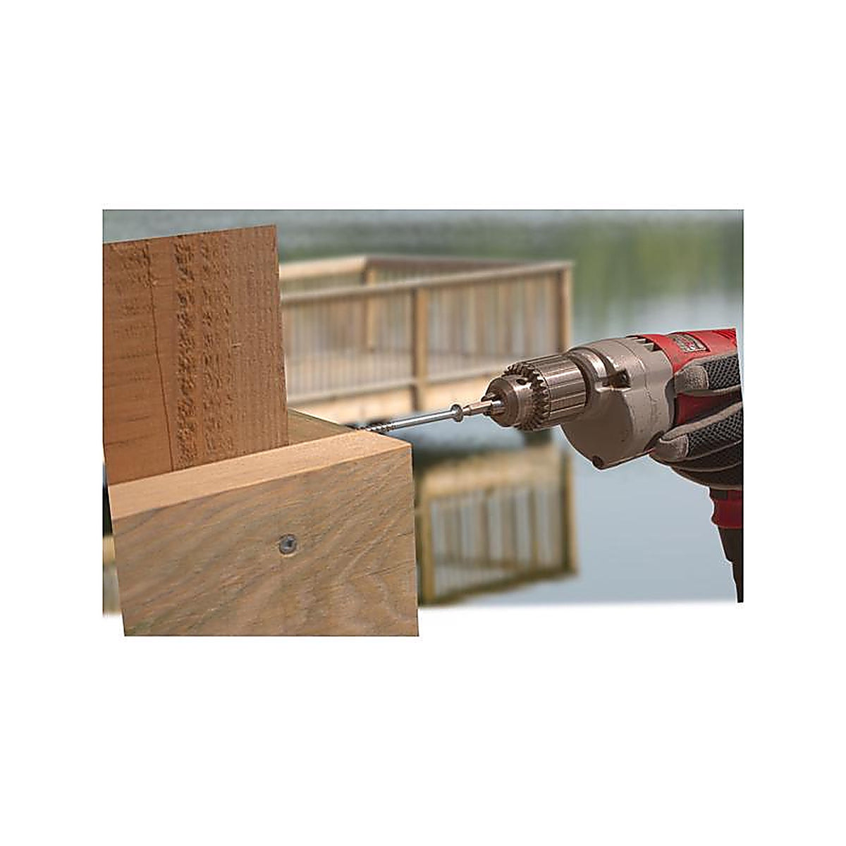 Simpson Strong-Tie - S10250DB1 - No. 10 X 2.5 In. L Square Stainless Steel Coarse Exterior Wood Screw 82 Pack