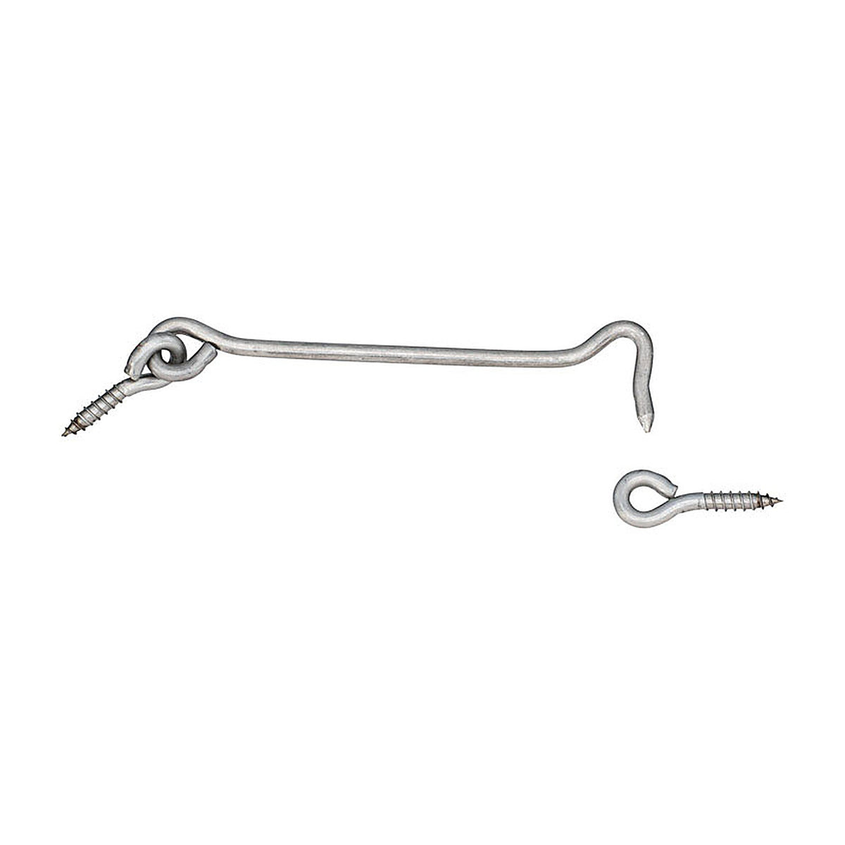 National Hardware - N348-425 - Large Silver Stainless Steel 6 In. L Hook and Eye 1 Pack