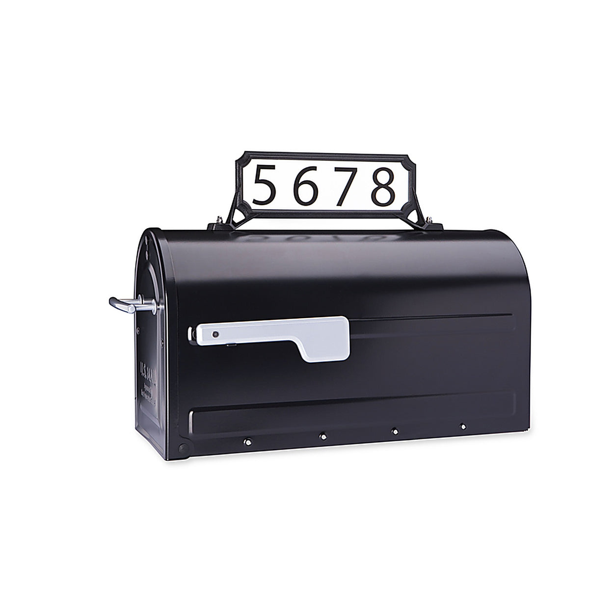 Architectural Mailboxes 3460B-10 Black Plastic Manhattan Mailbox Name/Address Kit
