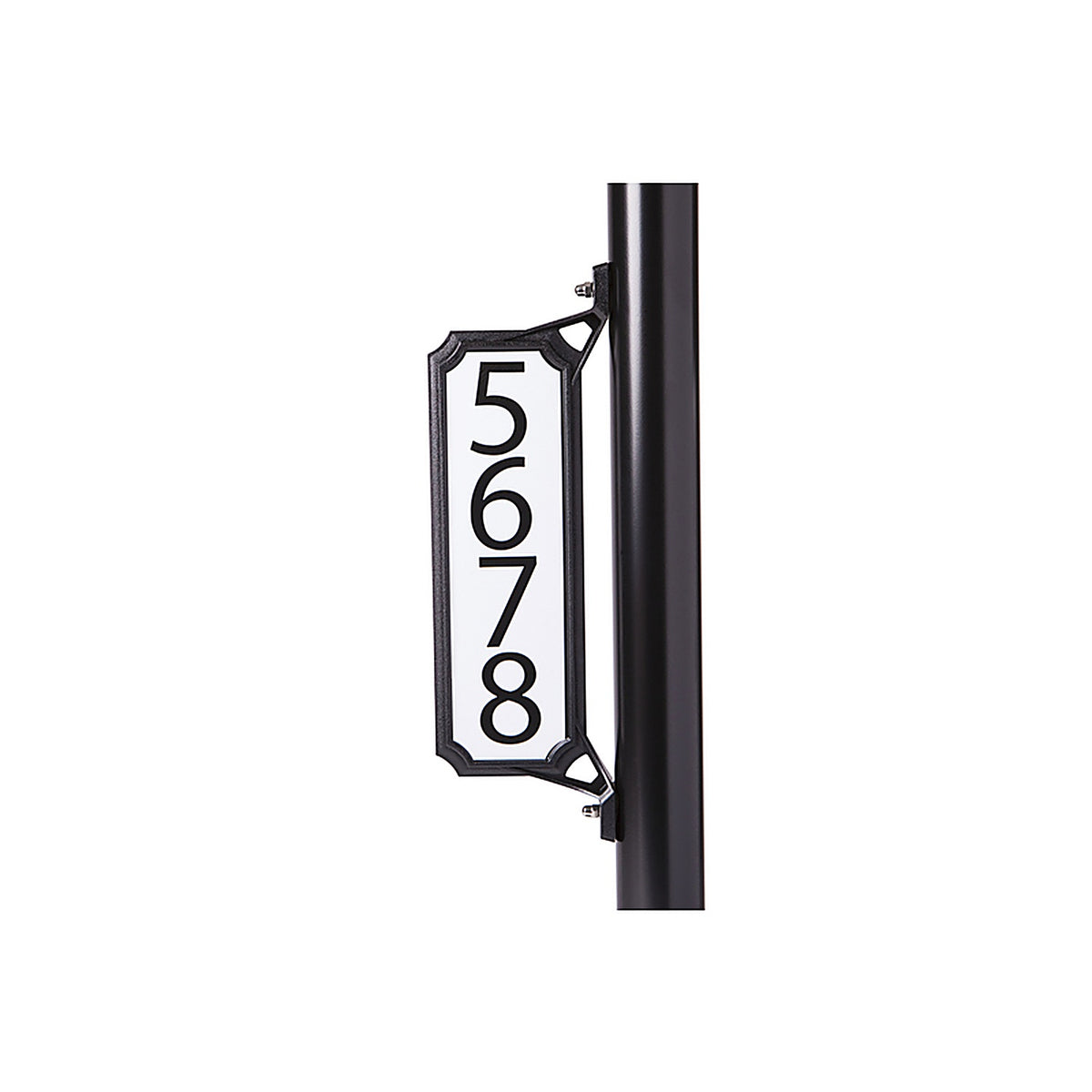 Architectural Mailboxes 3460B-10 Black Plastic Manhattan Mailbox Name/Address Kit