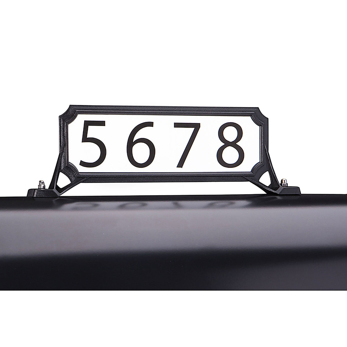 Architectural Mailboxes 3460B-10 Black Plastic Manhattan Mailbox Name/Address Kit
