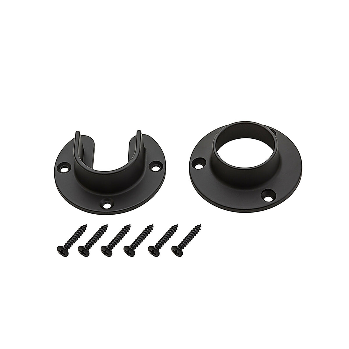 National Hardware S822-081 1.31 in. Dia. Oil-Rubbed Bronze Steel Closet Flange Set