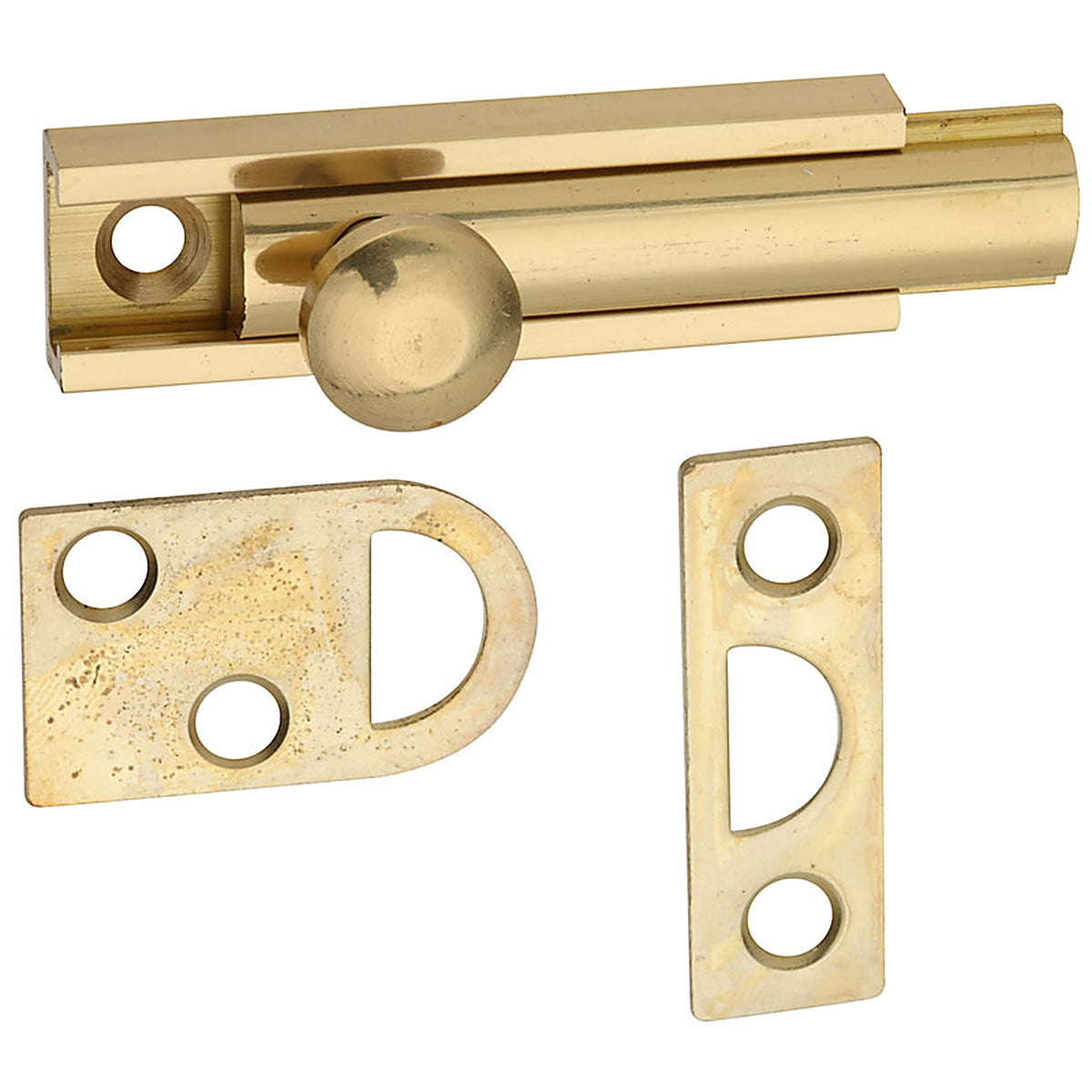 National Hardware N197-962 Brass Flush Bolt